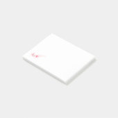 Axoloti-vectorcartoon Post-it® Notes (Schuin)