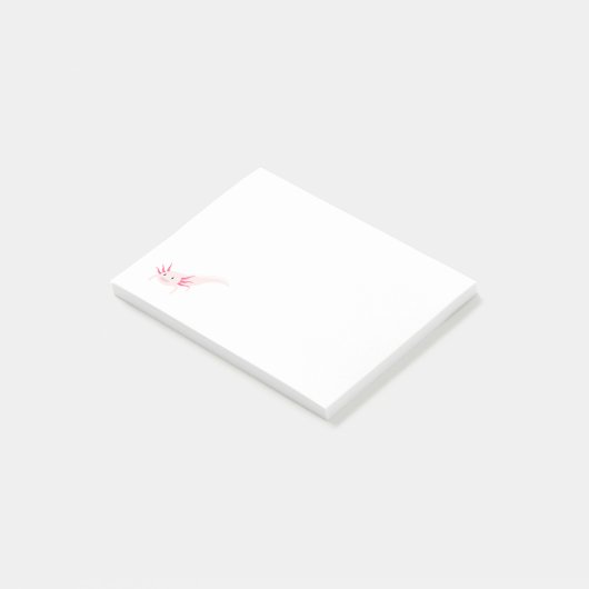 Axoloti-vectorcartoon Post-it® Notes (Schuin)