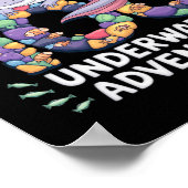Axolotl 100 Days of School Underwater Adventure SM Poster (Hoek)