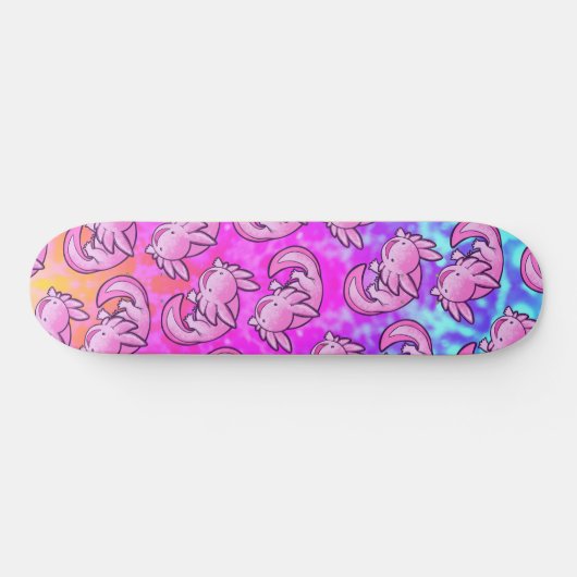 Axolotl 2022 Inugami roze Persoonlijk Skateboard (Horizontaal)