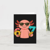 Axolotl 67 Meme Six Seven Funny Ice Cream Drip  Kaart (Voorkant)