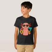 Axolotl 67 Meme Six Seven Funny Ice Cream Drip  T-shirt (Voorkant volledig)