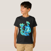 Axolotl Ambystoma Mexicanum Mexican Walking T-shirt (Voorkant volledig)