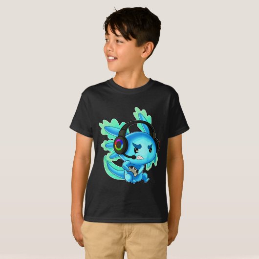 Axolotl Ambystoma Mexicanum Mexican Walking T-shirt (Voorkant volledig)