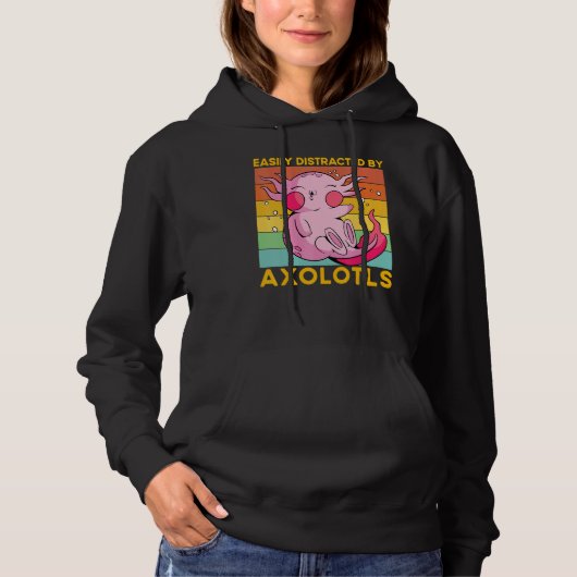 Axolotl Amphibian  Sayings 4 Hoodie (Voorkant)