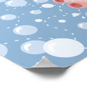 Axolotl and the Bubbles Bold Vector Design Poster (Hoek)