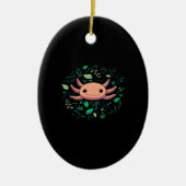 Axolotl Animal Cute Pet | Koel Dierenvriend Keramisch Ornament (Voorkant)