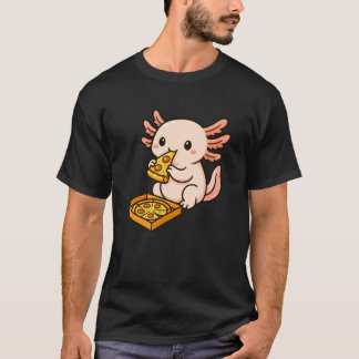 Axolotl Animal Lover Pizza Zoo Boys Girls Kids T-shirt