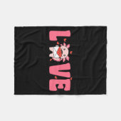 Axolotl Animals With Hearts Love Premium Tri-blend Fleece Deken (Voorkant (Horizontaal))