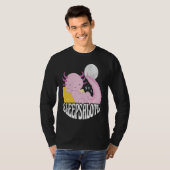 Axolotl at sleeping and the saying Sleepsalot T-shirt (Voorkant volledig)