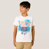 Axolotl Ate My Homework, school T-shirt (Voorkant volledig)