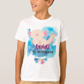 Axolotl Ate My Homework, school T-shirt (Voorkant)