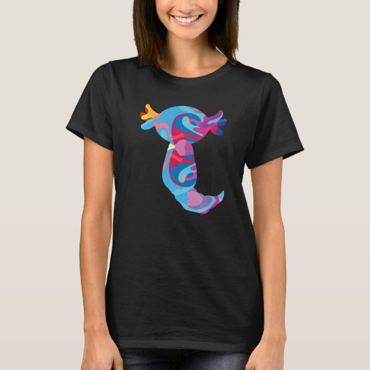 Axolotl axolotl Colorful Graphic T-shirt (Voorkant)