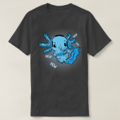 Axolotl Axolotl Fish die videospellen spelen Lizar T-shirt (Design voorkant)