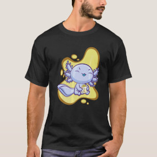 Axolotl Banaan Melk Ambystoma Mexicanum Mexicaanse T-shirt