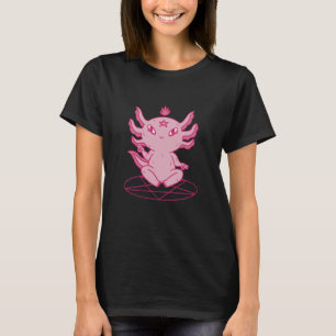 Axolotl Baphomet Pagan Black T-shirt
