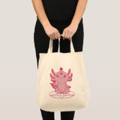 Axolotl Baphomet Pagan Tote Bag (Voorkant (product))