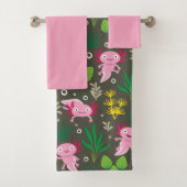 Axolotl Bath Towel Set Bad Handdoek (Insitu)