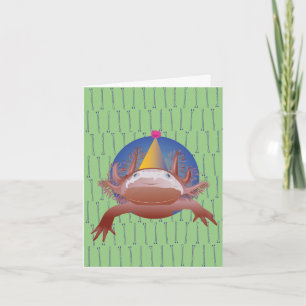 Axolotl Birthday Kaart