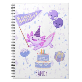 Axolotl birthday notitieboek