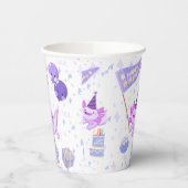 Axolotl birthday papieren bekers (Links)
