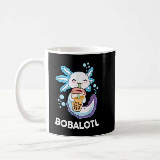 Axolotl Boba Bubble Tea Kawaii Anime Japanse Kinde Koffiemok (Links)