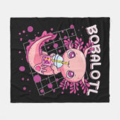 Axolotl Boba Tea Bubble Tea Kawaii Anime Japanese  Fleece Deken (Voorkant (Horizontaal))