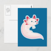 Axolotl Briefkaart (Voorkant / Achterkant)