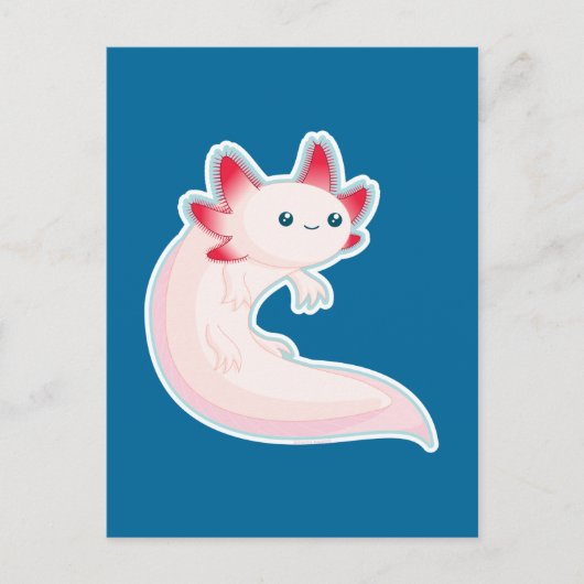 Axolotl Briefkaart (Voorkant)