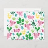 Axolotl Briefkaart (Voorkant / Achterkant)