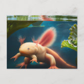 Axolotl Briefkaart (Voorkant)