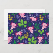 Axolotl Briefkaart (Voorkant / Achterkant)