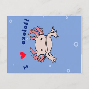 Axolotl Cadeau  Schattige Axolotl Voor Verjaardag  Feestdagenkaart