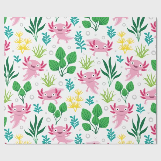 Axolotl Cadeaupapier (Vlak)