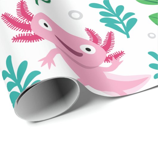 Axolotl Cadeaupapier (Rol Hoek)