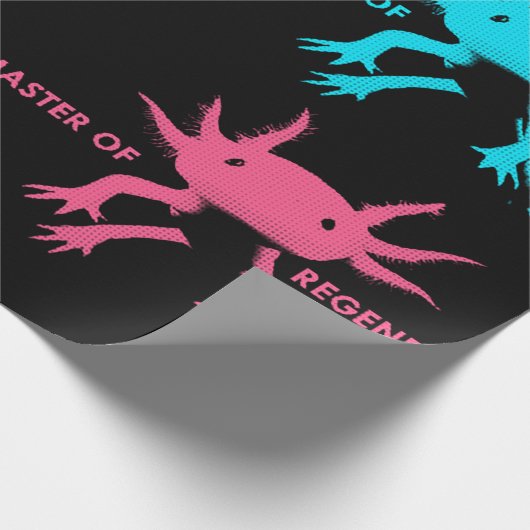 axolotl cadeaupapier (Hoek)