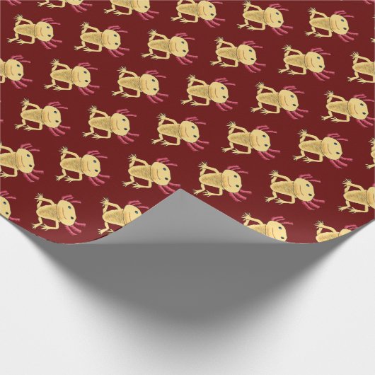 Axolotl Cadeaupapier (Hoek)