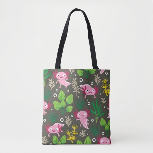 Axolotl Canvas tas (Voorkant)
