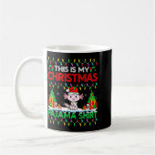 Axolotl Christmas Santa Hat Pajama Shirt Axolotl L Koffiemok (Links)