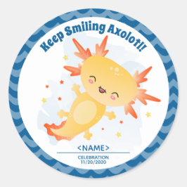 Axolotl Classic Round Sticker