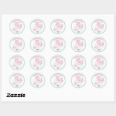 Axolotl Classic Round Sticker (Vel)
