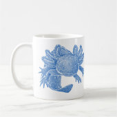 Axolotl Coffee Mug - BLUE Koffiemok (Links)