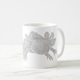 Axolotl Coffee Mug - GRAY Koffiemok