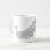 Axolotl Coffee Mug - GRAY Koffiemok (Voorkant links)