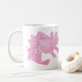 Axolotl Coffee Mug - PINK Koffiemok