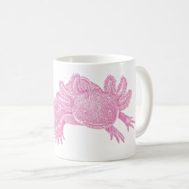 Axolotl Coffee Mug - PINK Koffiemok