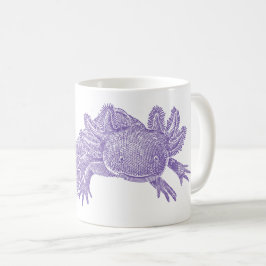 Axolotl Coffee Mug - PURPLE Koffiemok