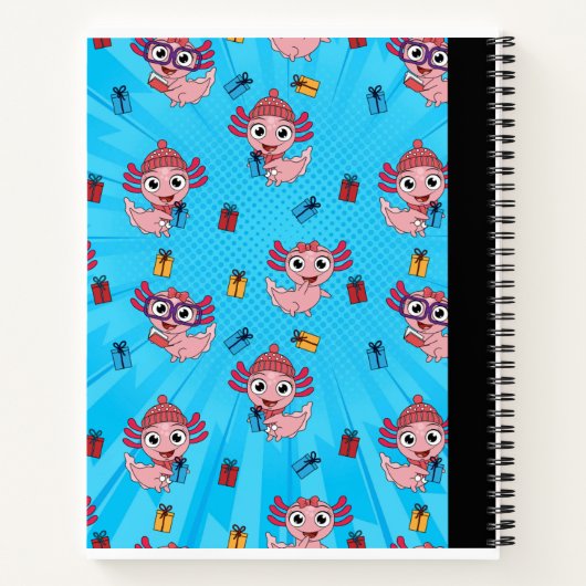 Axolotl Composition Notitieboek (Achterkant)