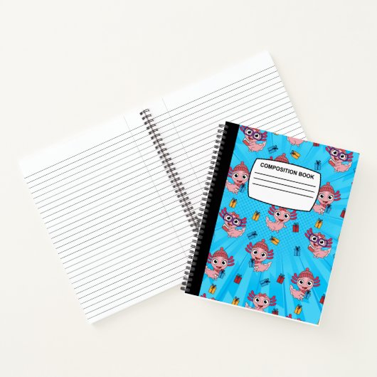 Axolotl Composition Notitieboek (Binnen)