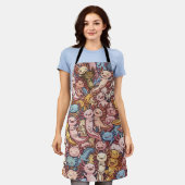 Axolotl Cuddle Crowd – Whimsical Smiles Everywhere Schort (Gedragen)
